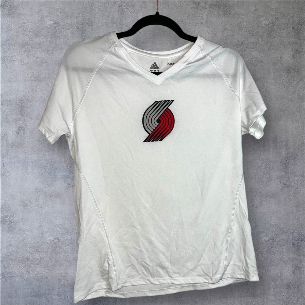 Adidas White Men's Shirt with Logo